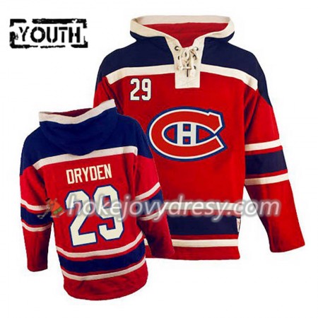 Montreal Canadiens Ken Dryden 29 Červená Sawyer Mikiny Hooded - Dětské